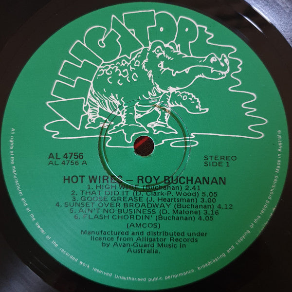 Roy Buchanan : Hot Wires (LP, Album)