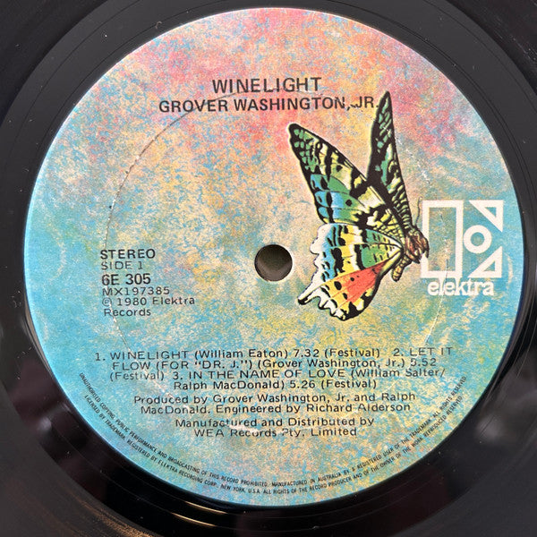 Grover Washington, Jr. : Winelight (LP, Album)