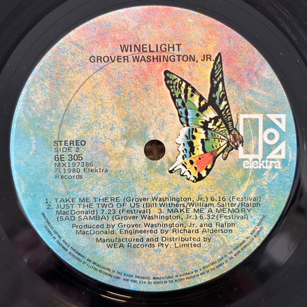 Grover Washington, Jr. : Winelight (LP, Album)