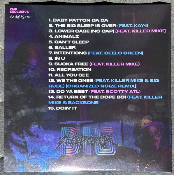 Big Sleepover, Big Boi, Sleepy Brown : Big Sleepover (2xLP, Album, Club, Dlx, Ltd, Num, RE, Gre)