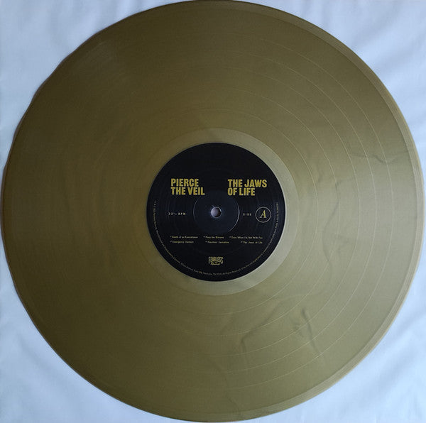 Pierce The Veil : The Jaws Of Life (LP, Album, Ltd, Gol)