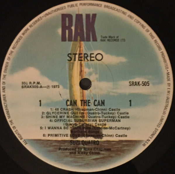 Suzi Quatro : Can The Can (LP, Album)