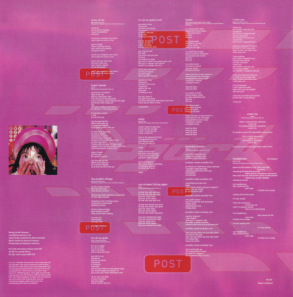 Björk : Post (LP, Album, RE)