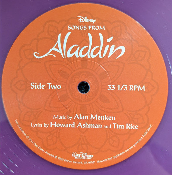 Various : Songs From Aladdin (LP, Album, RE, Vio)