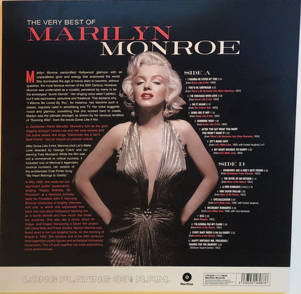 Marilyn Monroe : The Very Best Of Marilyn Monroe (LP, Comp, 180)