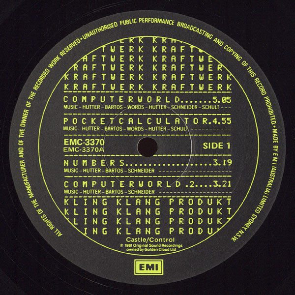 Kraftwerk : Computer World (LP, Album)