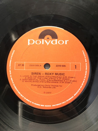 Roxy Music : Siren (LP, Album, RE)