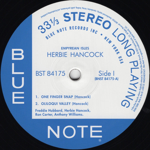 Herbie Hancock : Empyrean Isles (LP, Album, RE, 180)