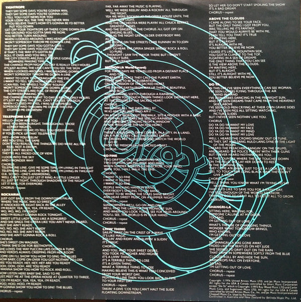 Electric Light Orchestra : A New World Record (LP, Album)