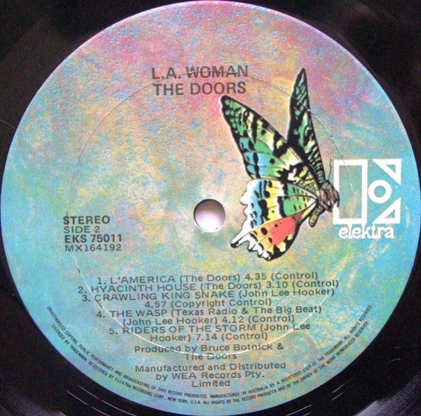 The Doors : L.A. Woman (LP, Album, RP)