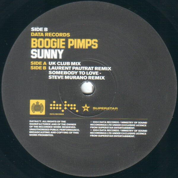 Boogie Pimps* : Sunny (12")
