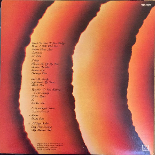 Stevie Wonder : Songs In The Key Of Life (2xLP, Album + 7", EP)