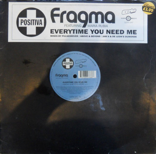 Fragma : Everytime You Need Me (12")