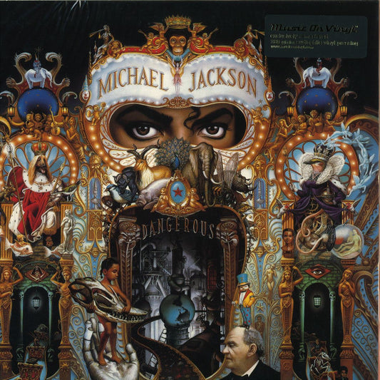 Michael Jackson : Dangerous (2xLP, Album, RE, RM, 180)