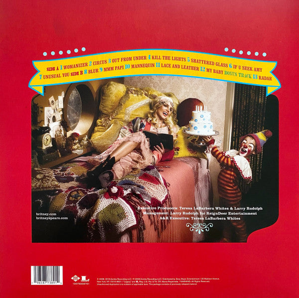 Britney Spears : Circus (LP, Album, RE, RP)