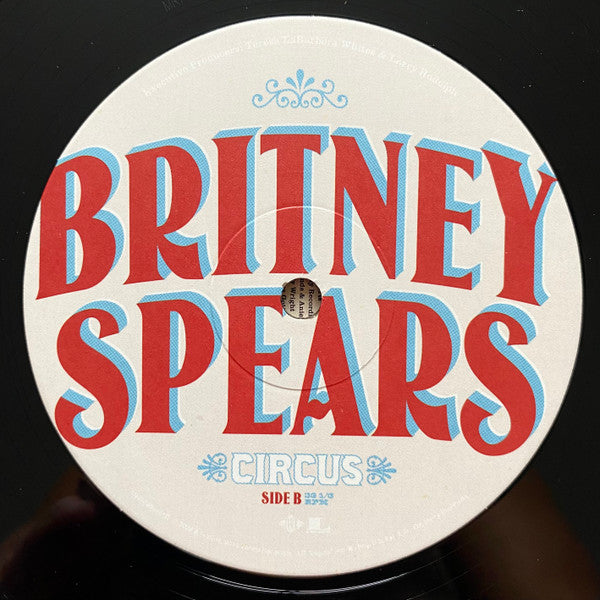 Britney Spears : Circus (LP, Album, RE, RP)