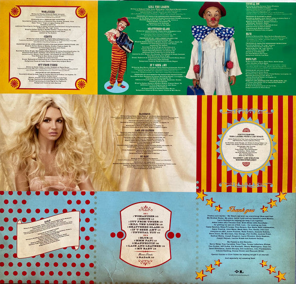 Britney Spears : Circus (LP, Album, RE, RP)