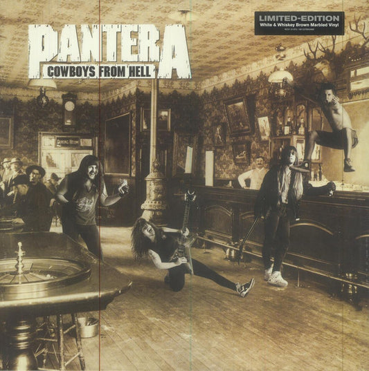 Pantera : Cowboys From Hell (LP, Album, Ltd, RE, Whi)