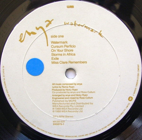 Enya : Watermark (LP, Album)