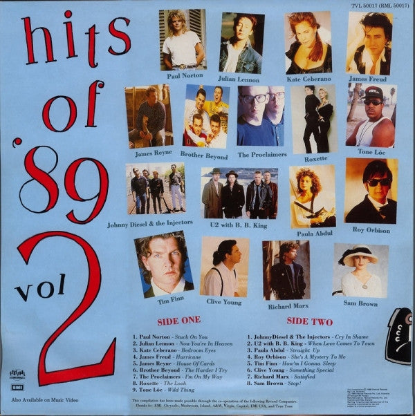 Various : Hits Of '89 Vol 2 (LP, Comp)