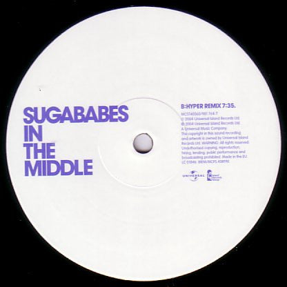 Sugababes : In The Middle (12")