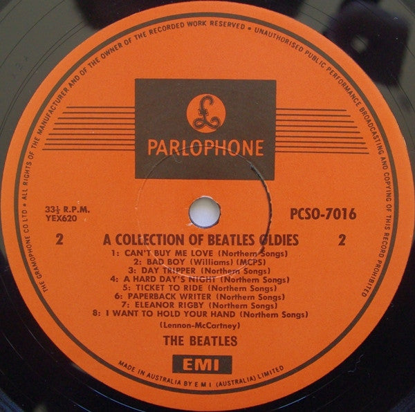 The Beatles : A Collection Of Beatles Oldies (LP, Comp, RE)