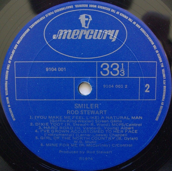 Rod Stewart : Smiler (LP, Album)