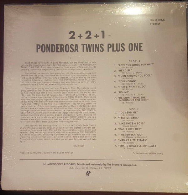 Ponderosa Twins + One : 2+2+1 = Ponderosa Twins Plus One (LP, Album, RSD, RE)