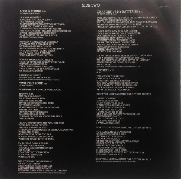 Golden Earring : Cut (LP, Album)