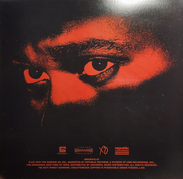 The Weeknd : My Dear Melancholy, (LP, S/Sided, EP, Etch, RE, 180)