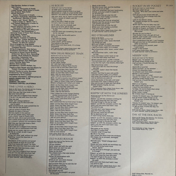 Little Feat : Time Loves A Hero (LP, Album)