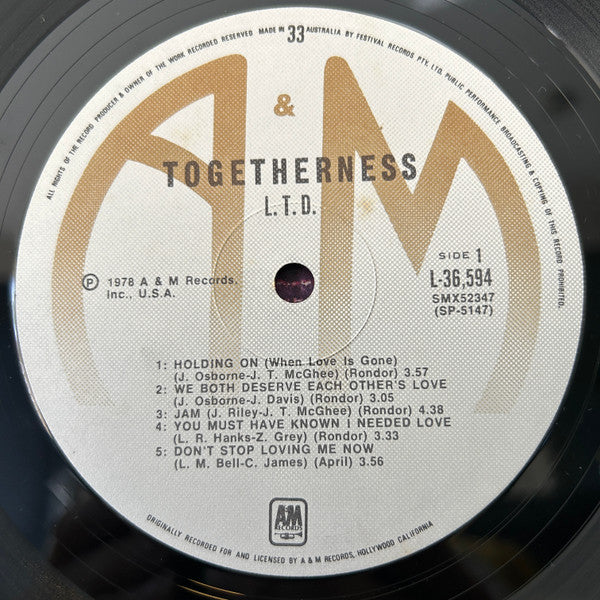 L.T.D. : Togetherness (LP, Album)