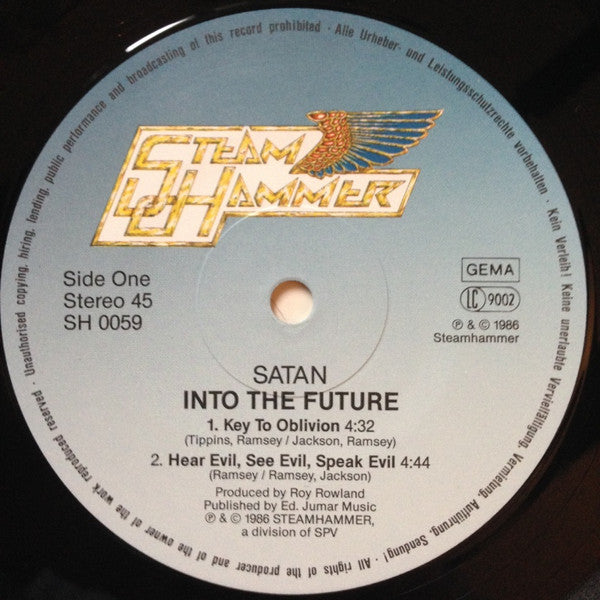 Satan : Into The Future (12", MiniAlbum)