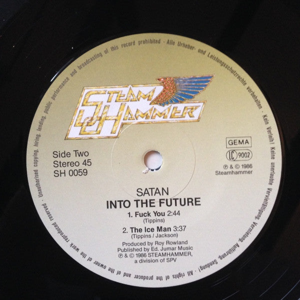 Satan : Into The Future (12", MiniAlbum)