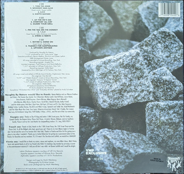 Naughty By Nature : Naughty By Nature (2xLP, Album, Club, Ltd, Num, RE, RP, Blu)