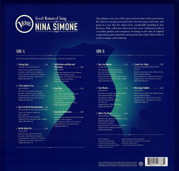 Nina Simone : Great Women Of Song (LP, Comp)