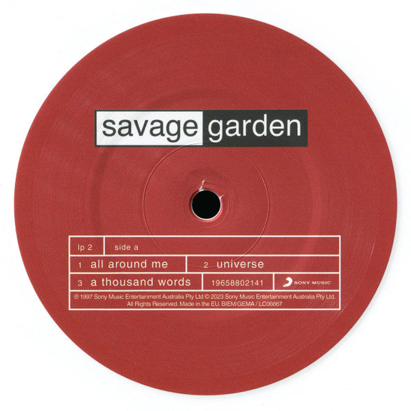 Savage Garden : Savage Garden (2xLP, Album, RE, Whi)