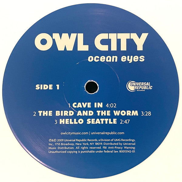 Owl City : Ocean Eyes (LP, Whi + LP, Blu + Album, RE, RP)