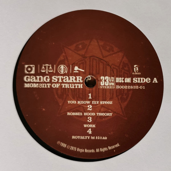 Gang Starr : Moment Of Truth (3xLP, Album, RE)