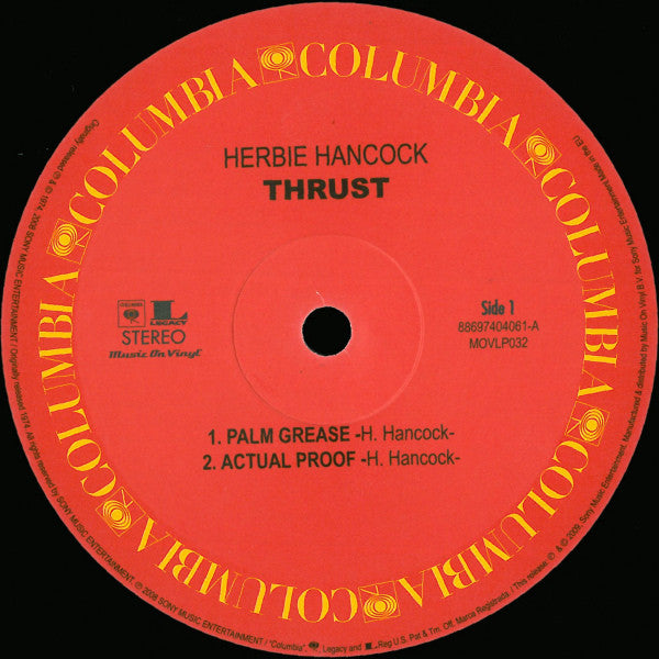 Buy Herbie Hancock : Thrust (LP, Album, RE, RM, 180) Online