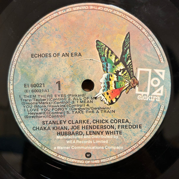 Chaka Khan / Freddie Hubbard / Joe Henderson / Chick Corea / Stanley Clarke / Lenny White : Echoes Of An Era (LP, Album)