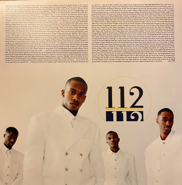 112 : 112 (LP, Whi + LP, Bla + Album, Ltd, RE)