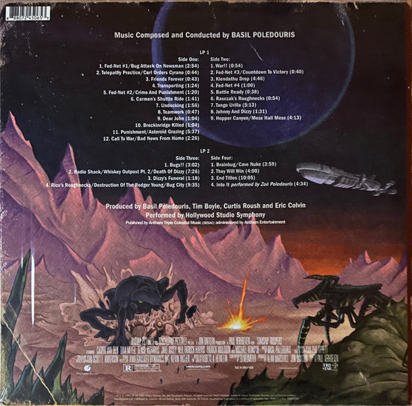 Basil Poledouris : Starship Troopers (Original Motion Picture Soundtrack) (2xLP, Dlx, Gat)