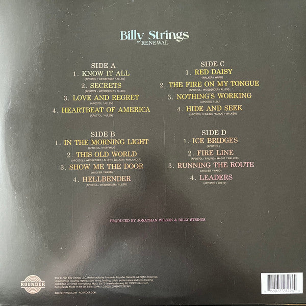 Billy Strings : Renewal (2xLP, Album)