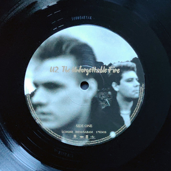U2 : The Unforgettable Fire (LP, Album, RE, RM)