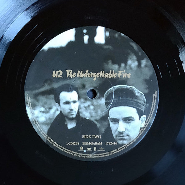 U2 : The Unforgettable Fire (LP, Album, RE, RM)