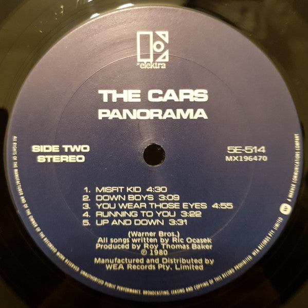 The Cars : Panorama (LP, Album, Dar)