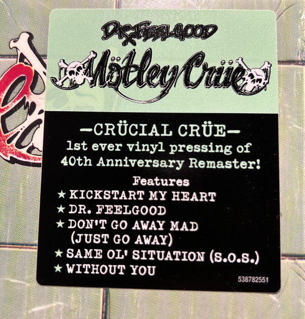 Mötley Crüe : Dr. Feelgood (LP, Album, RE, RM, 40t)