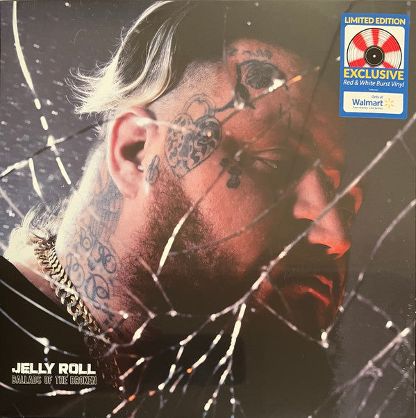 Jelly Roll (3) : Ballads Of The Broken (LP, Album, Ltd, Red)