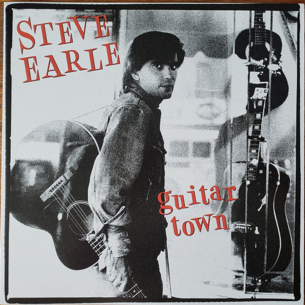 Steve Earle : Guitar Town (LP, Album, RE, 180)